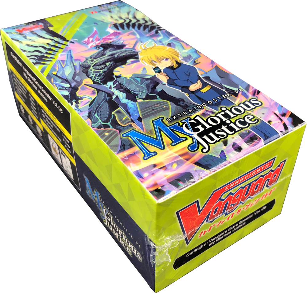 aqua force booster box Cardfight Vanguard My Glorious Justice VGE-V-EB08 Booster Box – Lvl Up Gaming UK