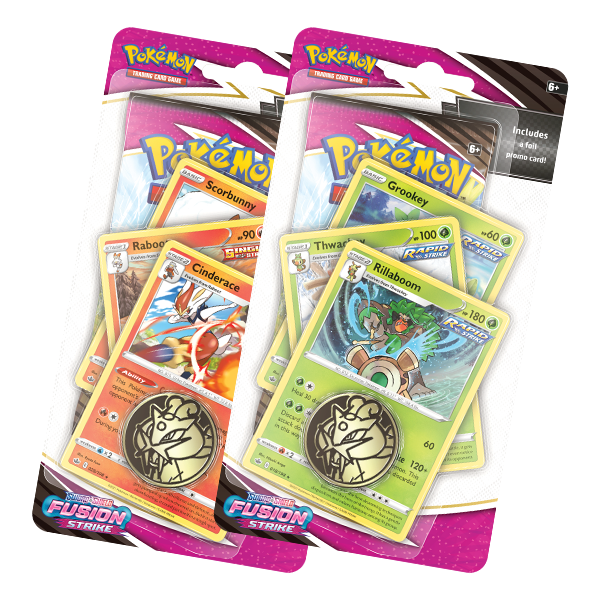 Pokémon TCG: Sword & Shield 8 Fusion Strike Premium Checklane Blister Cinderace