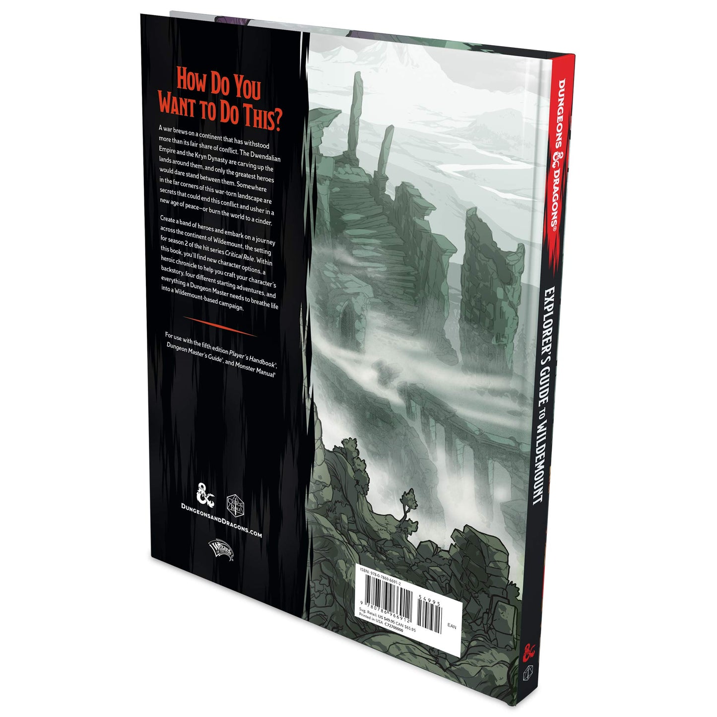 Explorer's Guide to Wildemount: Dungeons & Dragons English