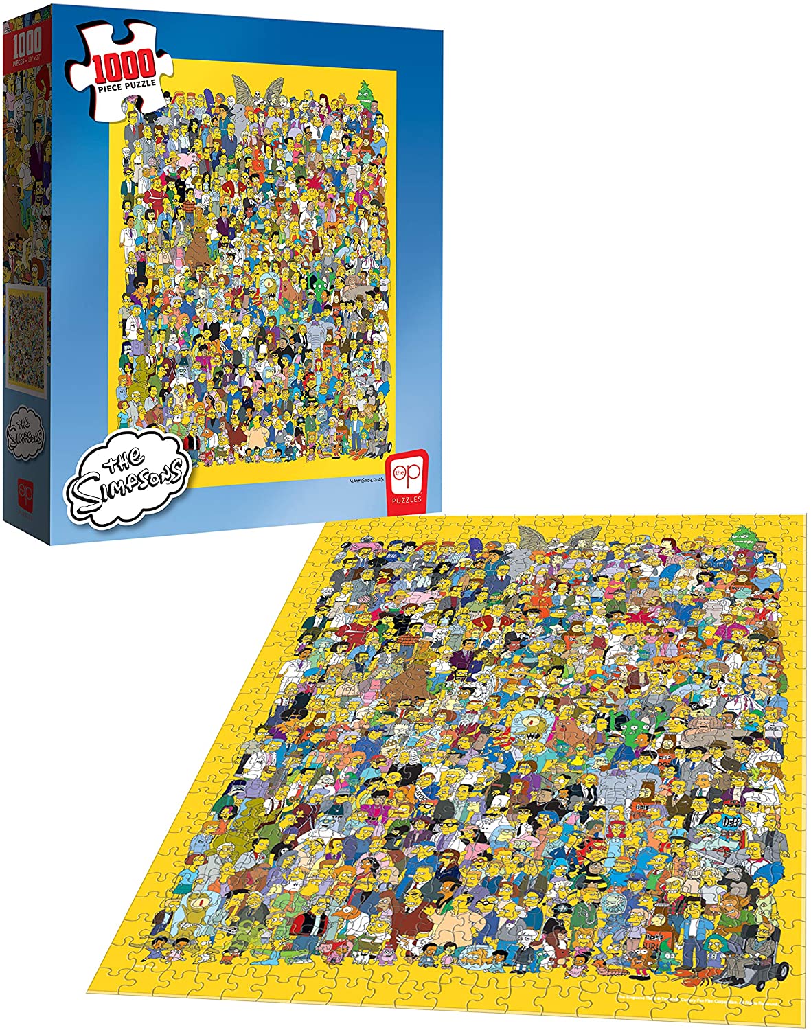 The Simpsons Cast of Thousands 1000-Piece Puzzle