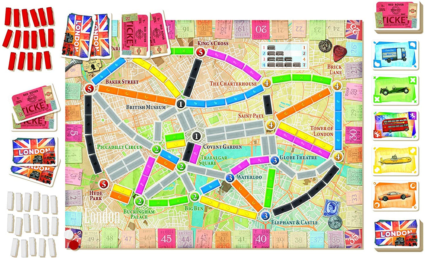 Ticket to Ride London Board Game
