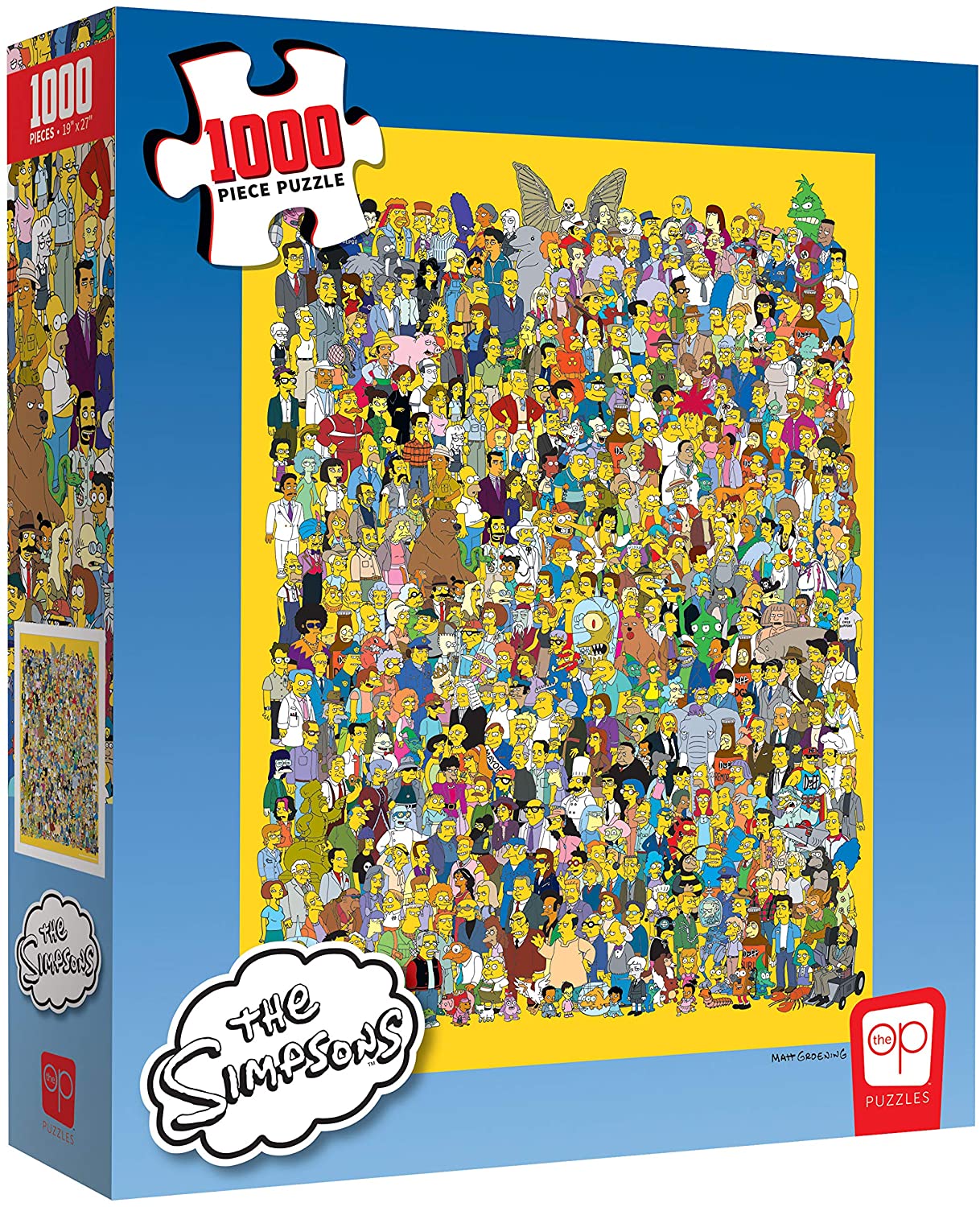 The Simpsons Cast of Thousands 1000-Piece Puzzle