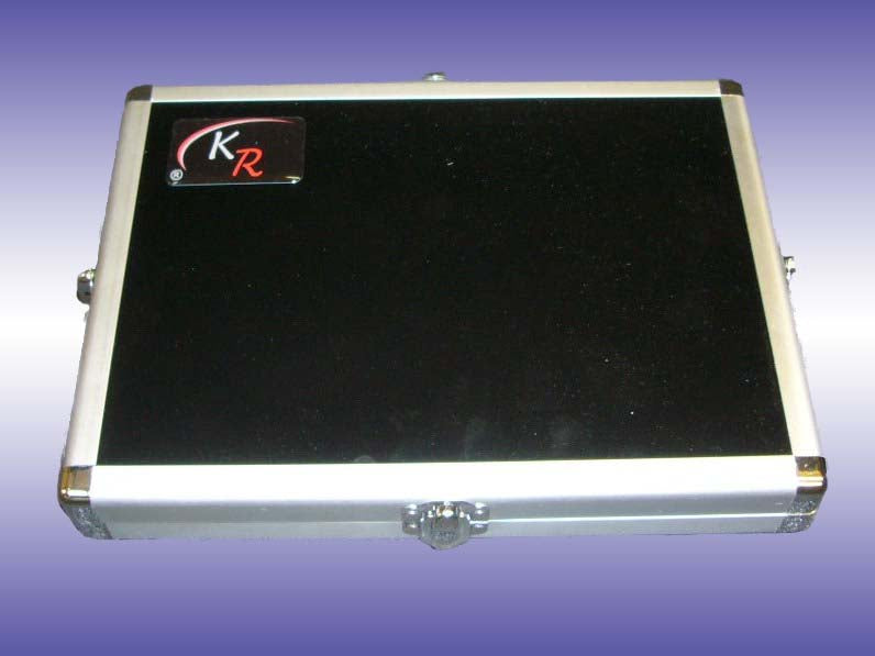 KR Case Aluminium Accessory Case Empty Black