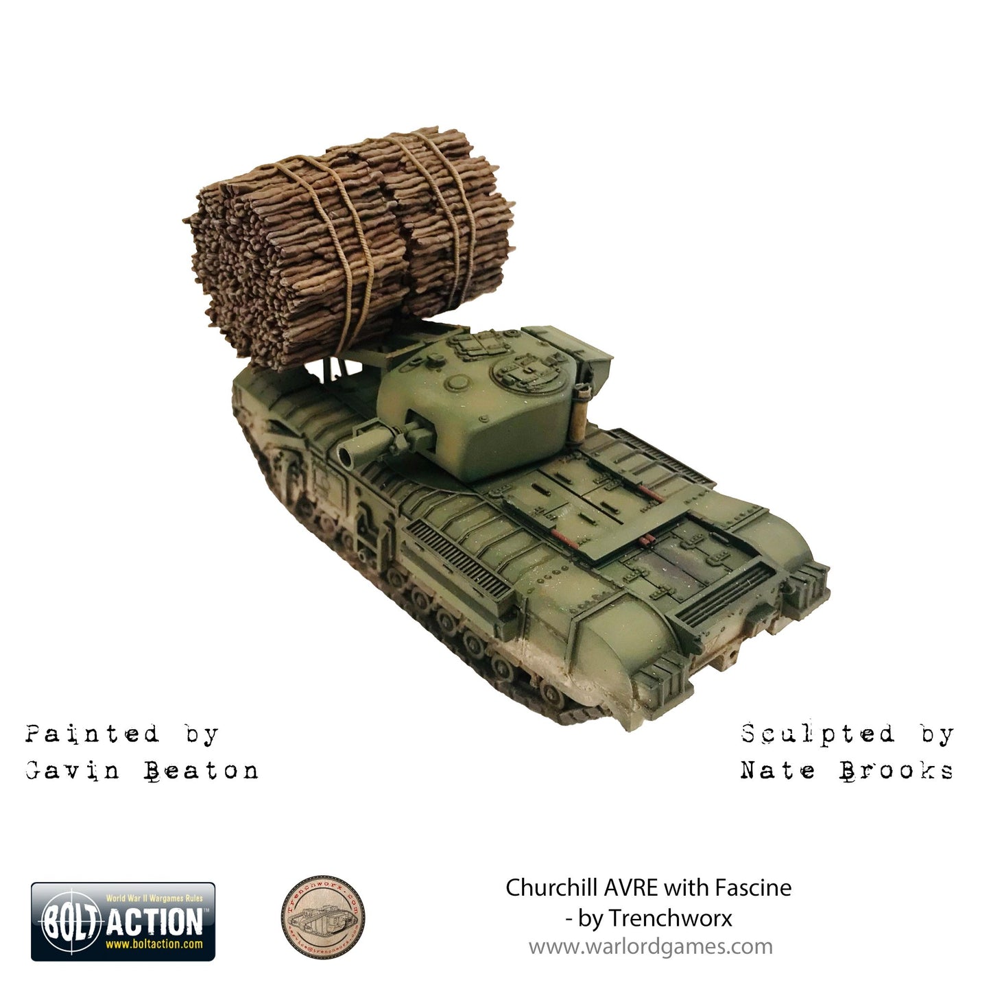 Bolt Action British Churchill AVRE with Fascine