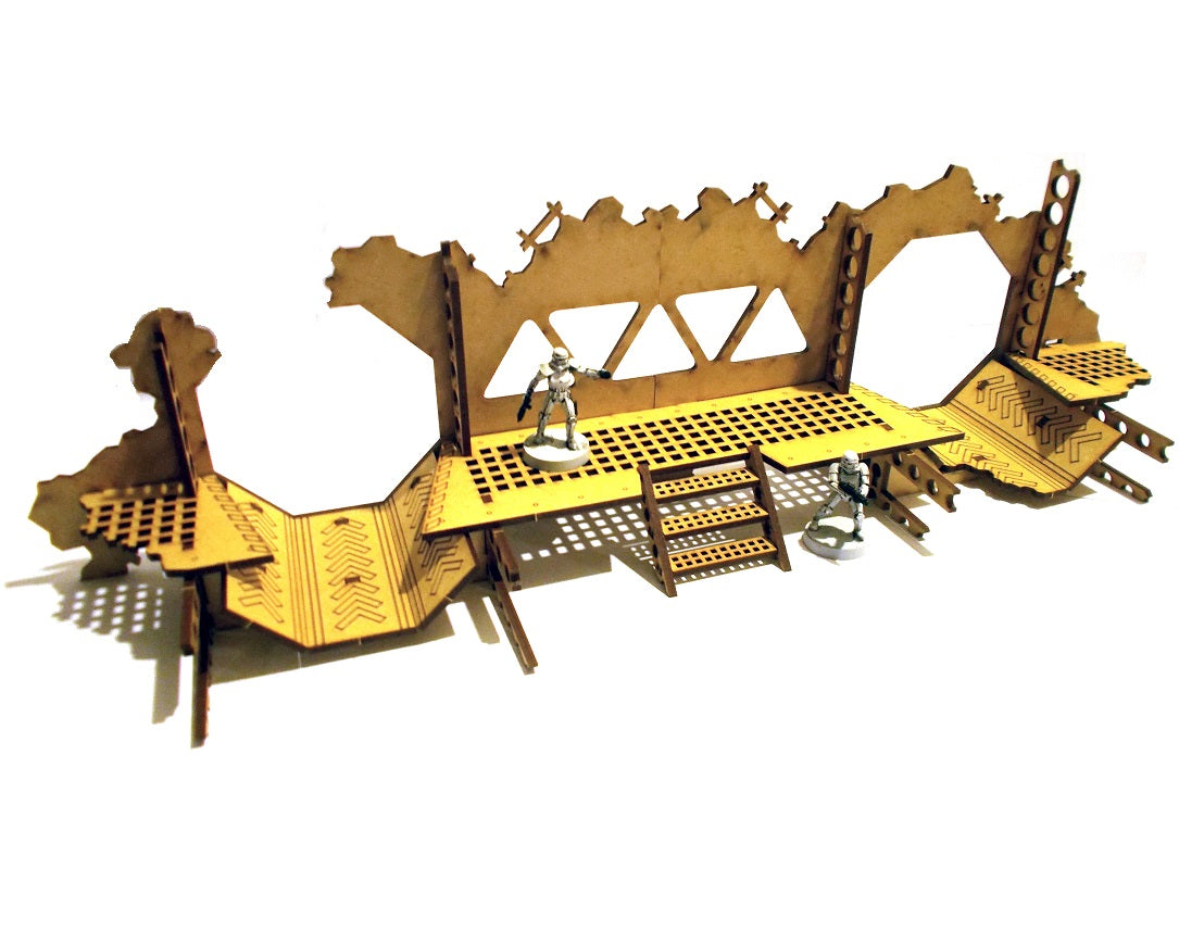 Crashed ship - Evacuation Deck (28mm) Blotz Wargame Terrain