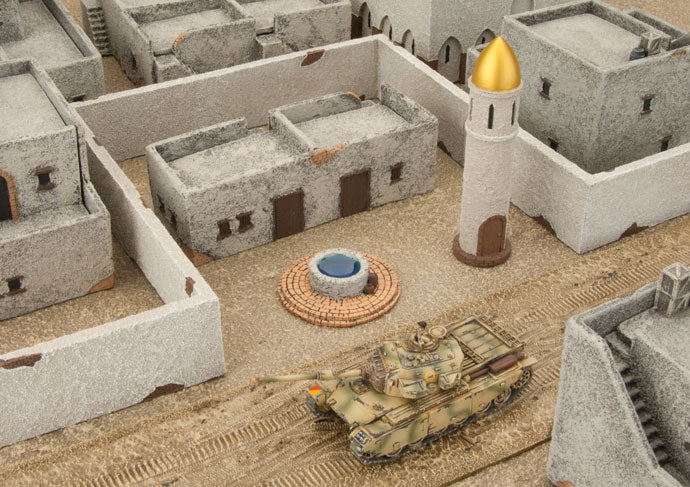 Battlefield In a Box - Flames of War: Mosque Walls (15mm)