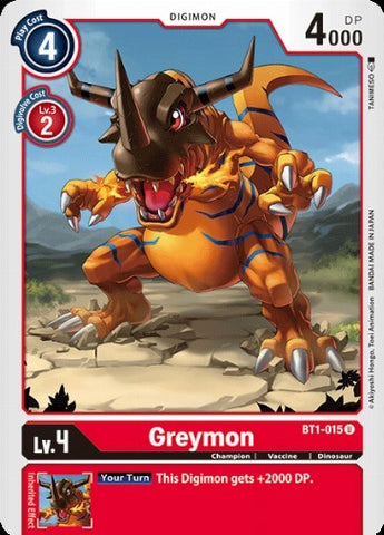 Greymon (BT1-015) [BT-01: Booster New Evolution]