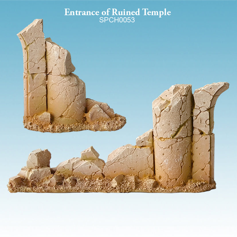 Entrance of Ruined Temple Spellcrow Scenery