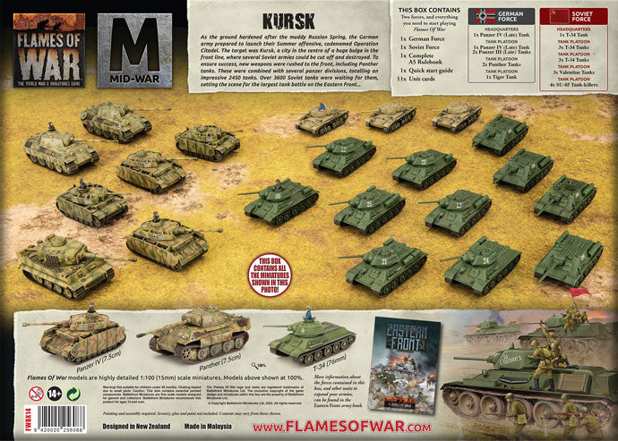 Flames of War - Eastern Front Starter Set - Kursk (Soviet vs German)