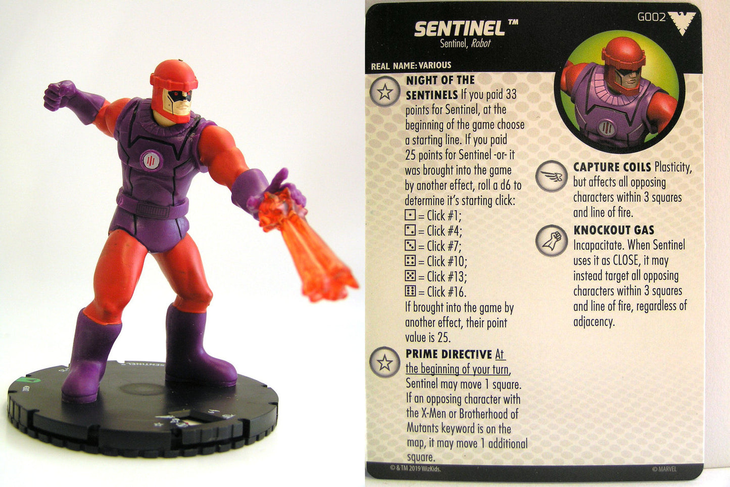 Heroclix - Marvel Animated X-Men Dark Phoenix Saga - SENTINEL #G002