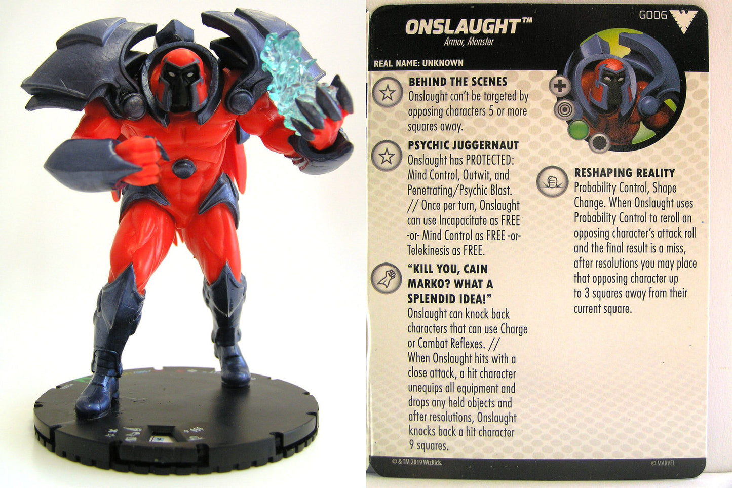 Heroclix - Marvel Animated X-Men Dark Phoenix Saga - ONSLAUGHT #G006
