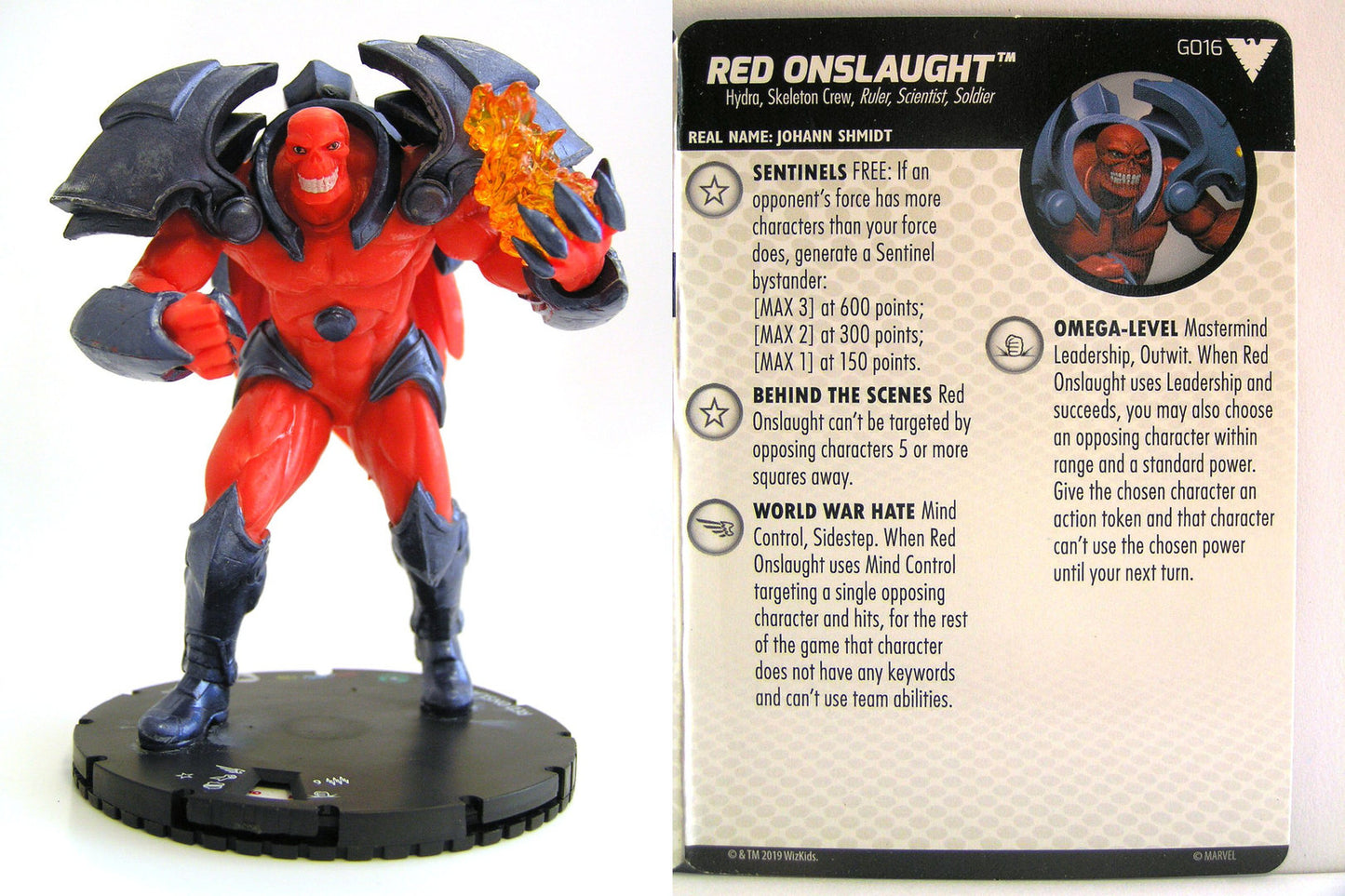 Heroclix - Marvel Animated X-Men Dark Phoenix Saga - RED ONSLAUGHT #G016