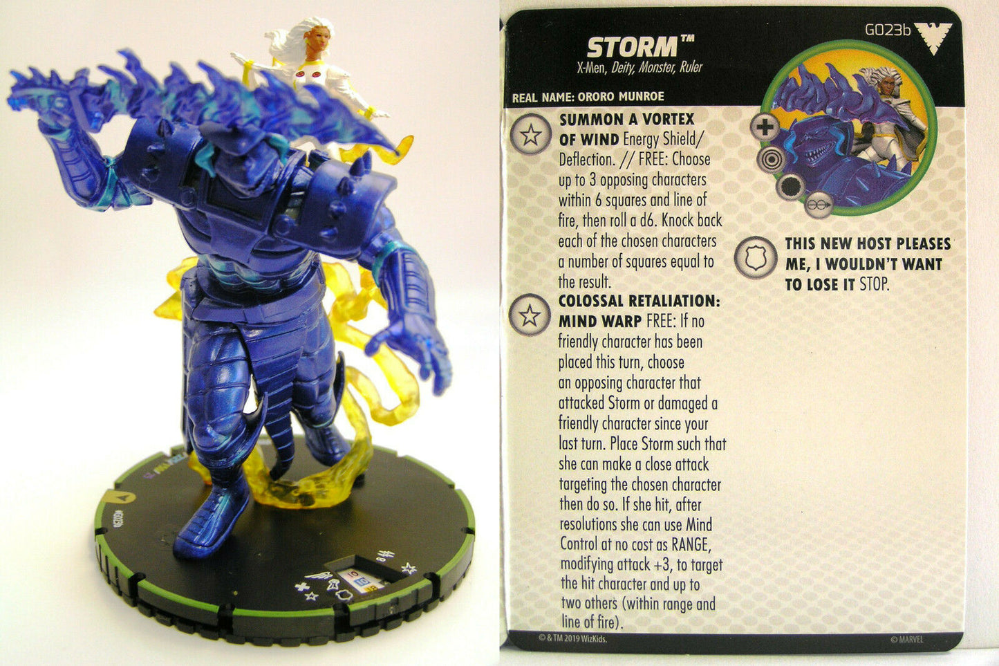 Heroclix - Marvel Animated X-Men Dark Phoenix Saga - STORM #G023b PRIME