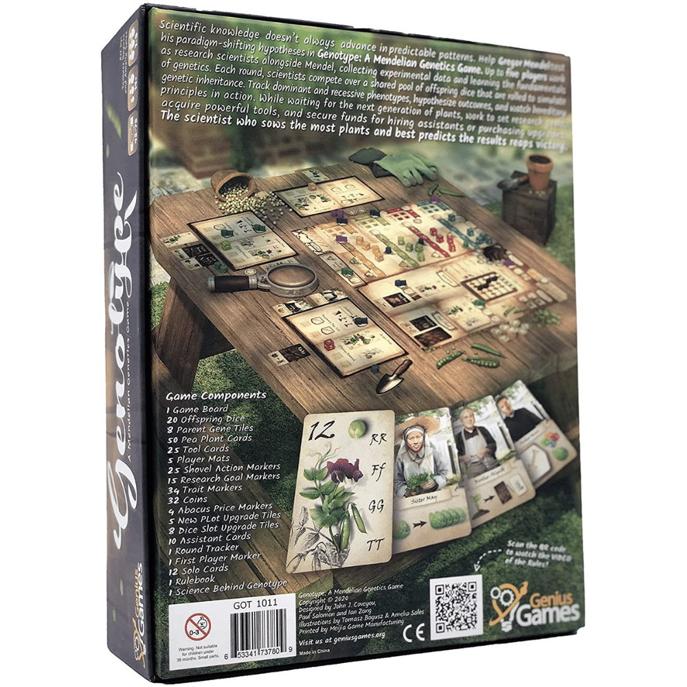 Genotype a Mendelian Genetics Game - Board Game