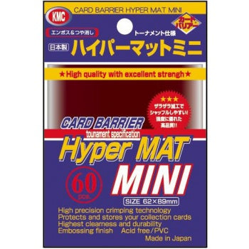 KMC Small Sleeves - Hyper Matt Red (60)