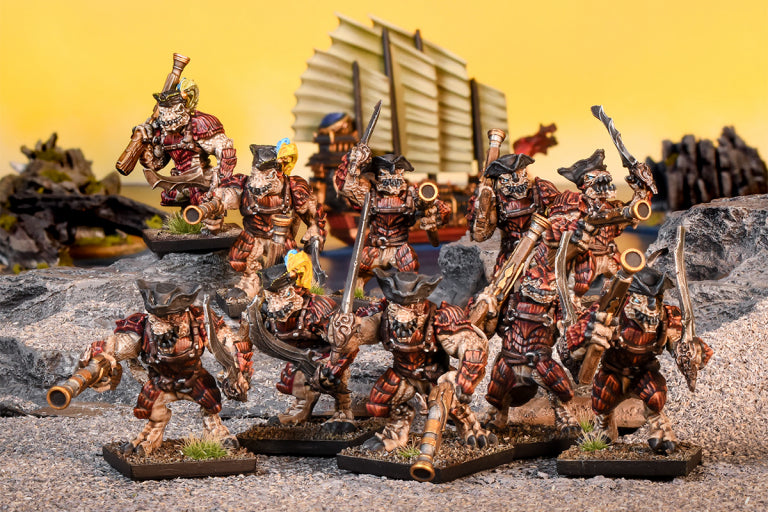 Salamander Corsairs Troop - Kings of War