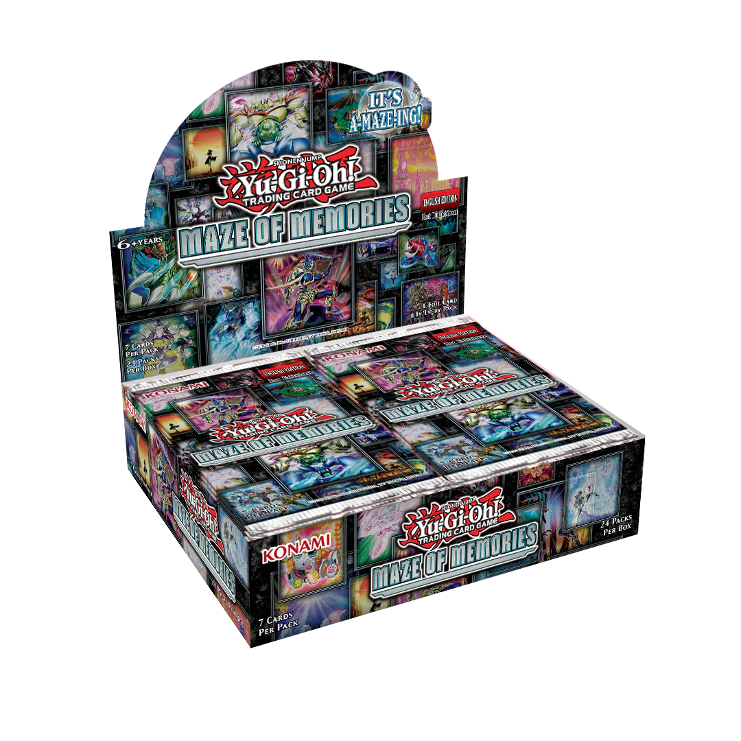 Yu-Gi-Oh! - Maze of Memories Booster Box SEALED CASE OF 12 Displays