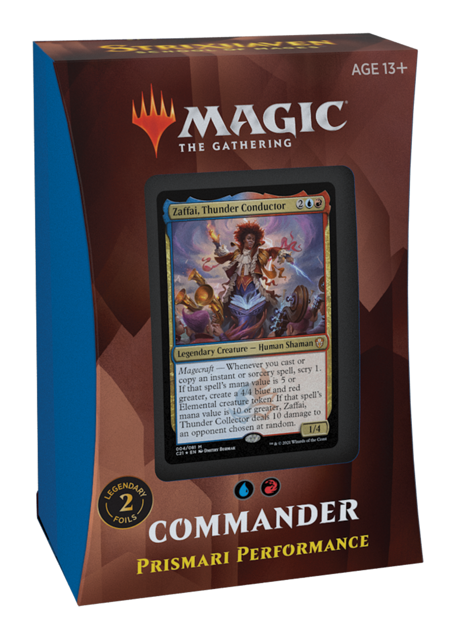 Magic: The Gathering Strixhaven School of Mages Commander Deck Prismari Performance