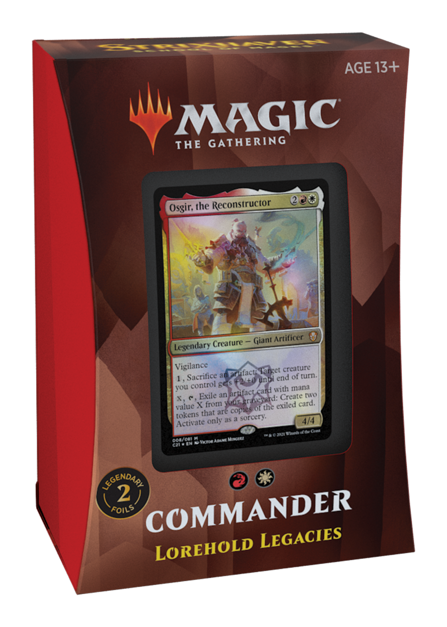 Magic: The Gathering Strixhaven School of Mages Commander Deck Lorehold Legacies