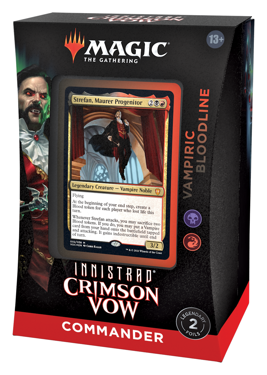Magic the Gathering Innistrad Crimson Vow Commander Deck Vampiric Bloodline