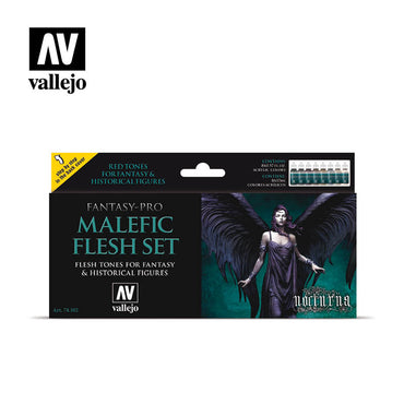 Vallejo Paint - Fantasy Pro Malefic Flesh Set 8x17ml