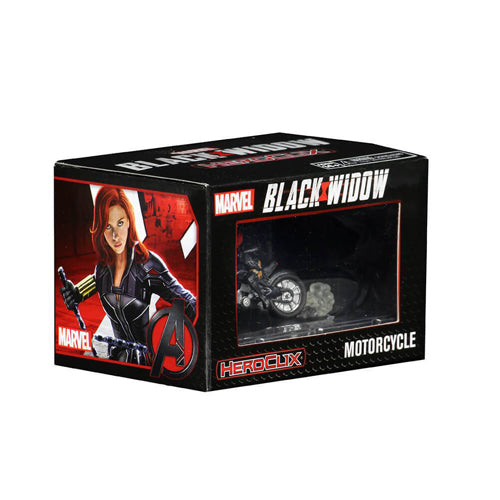 Marvel HeroClix Black Widow with Motorcycle Bike
