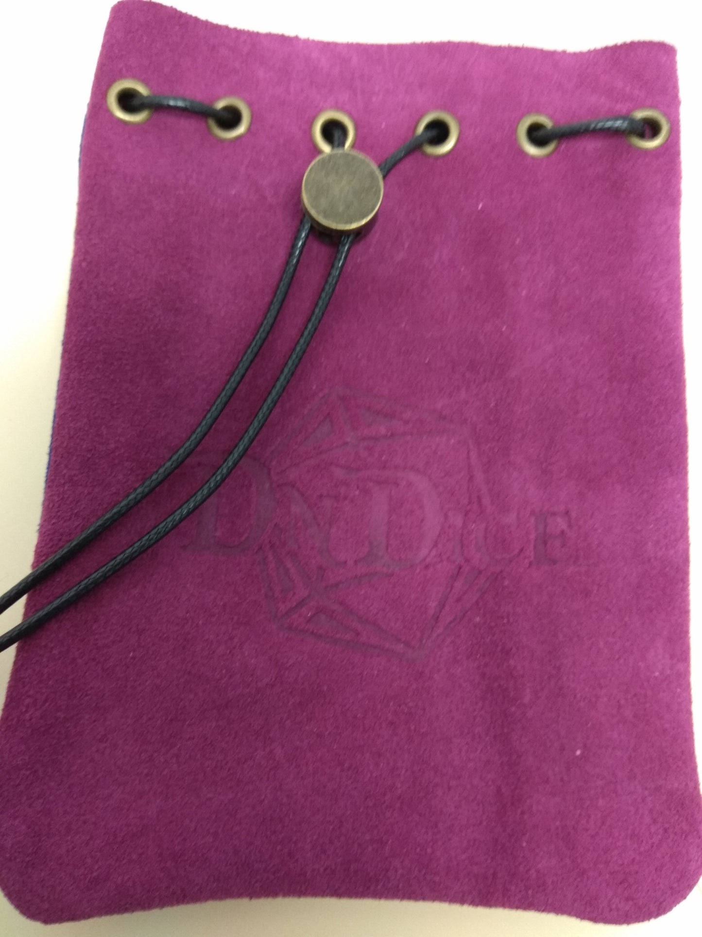 Pink Suede Bag of Holding - Dndice