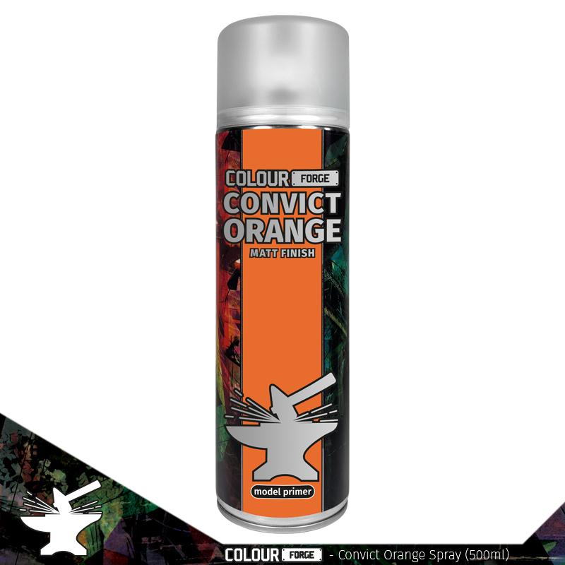 The Colour Forge Convict Orange Spray (500ml)