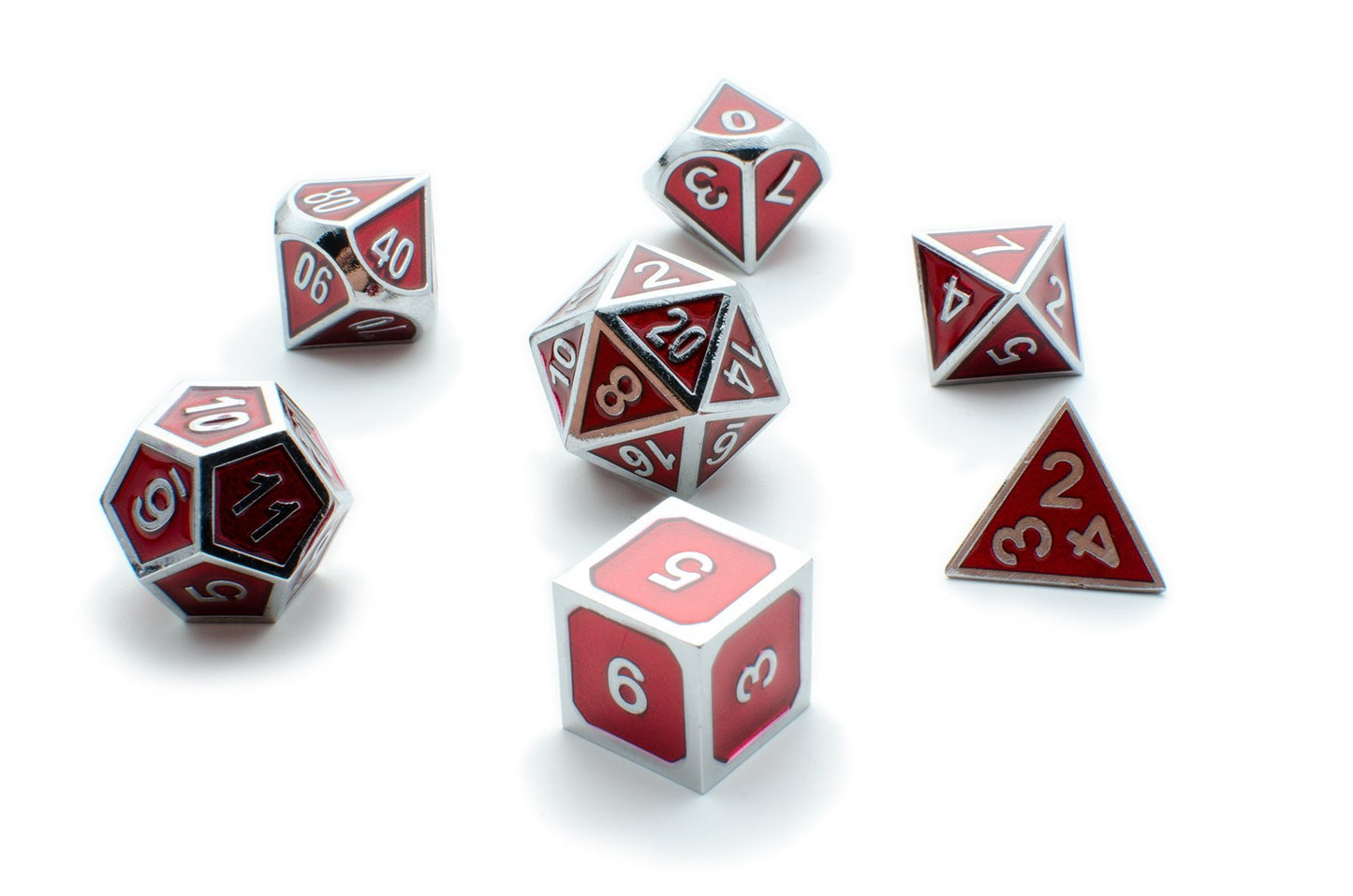 Radiant Scarlet Dragon DnDice Set