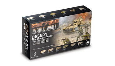 Vallejo Paint - WWII Desert British and German Armour and Infantry
