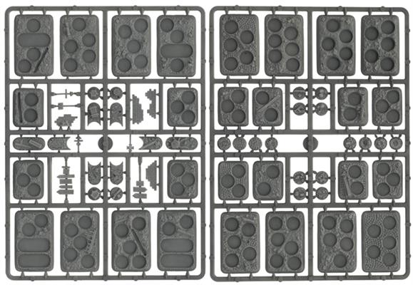 Flames of War Plastic Bases - Rubble