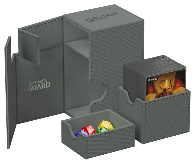 Ultimate Guard Flip`n`Tray 80+ XenoSkin Monocolor Grey