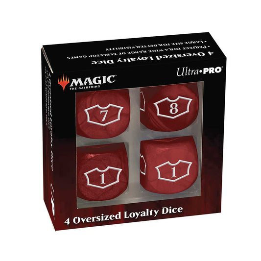 MTG: Deluxe 22MM Mountain Loyalty Dice Set with 7-12