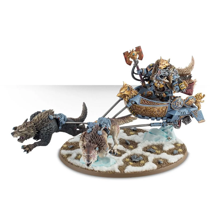 LOGAN GRIMNAR ON STORMRIDER SPACE WOLVES (D)