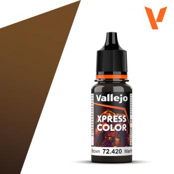 Vallejo Paint - Xpress Color 18ml - Wasteland Brown