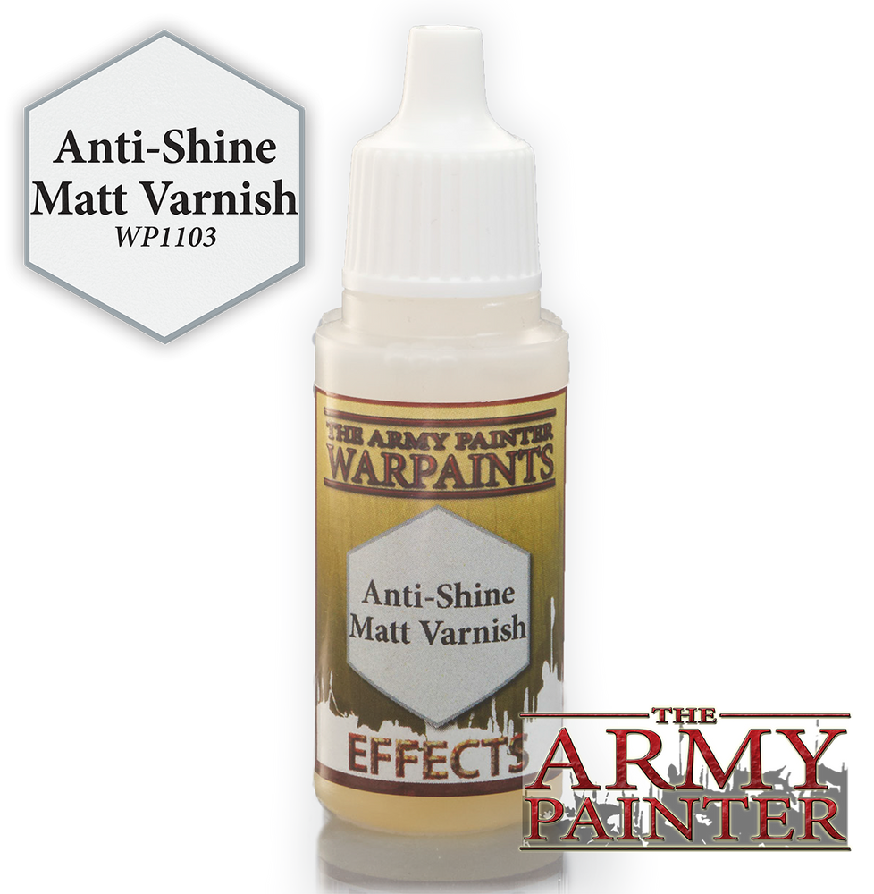 Anti-Shine Matt Varnish Army Painter Paint (Effects)