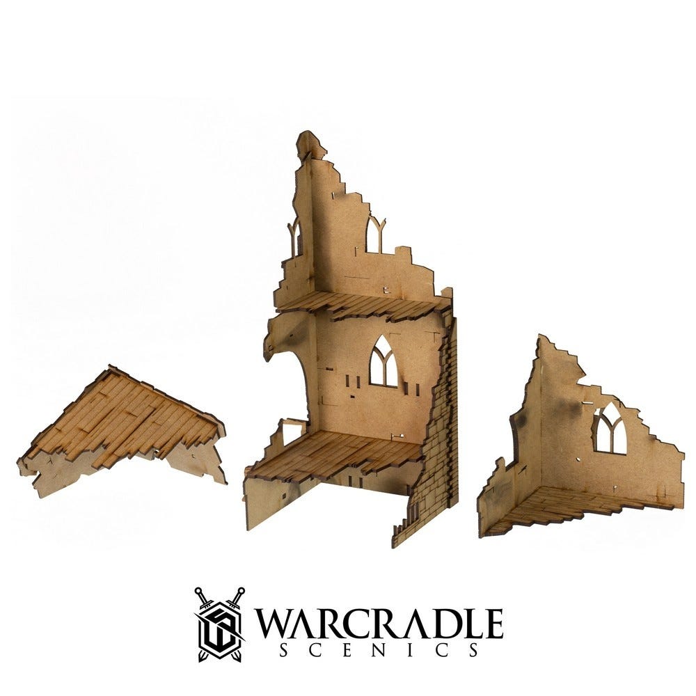 Warcradle Scenics Gloomburg - Ruined Tower