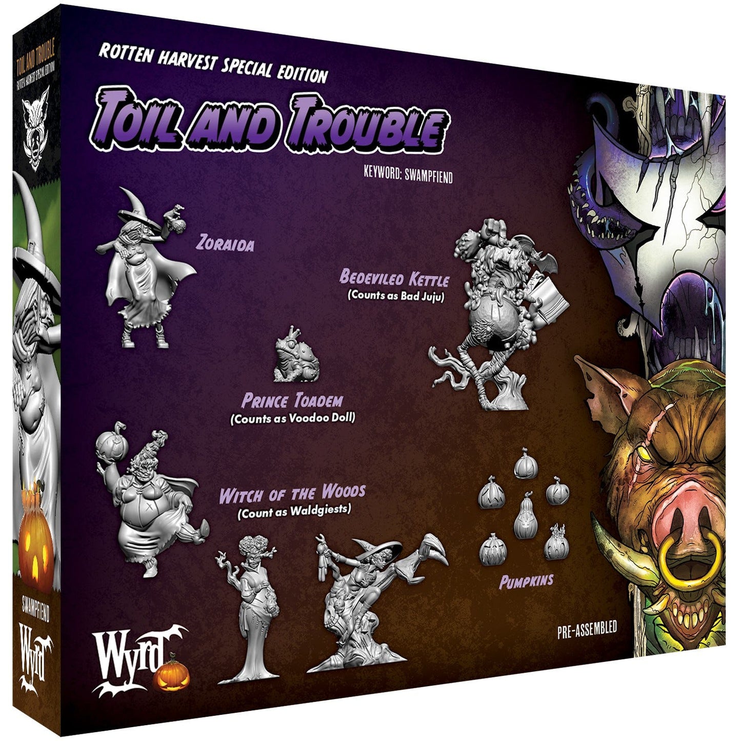Toil and Trouble Rotten Harvest - Zoraida Limited Edition - Malifaux M3e