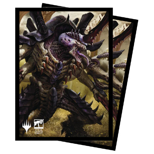 MTG: Warhammer 40k Commander Deck 100ct Sleeves V4 The Swarmlord Tyranids