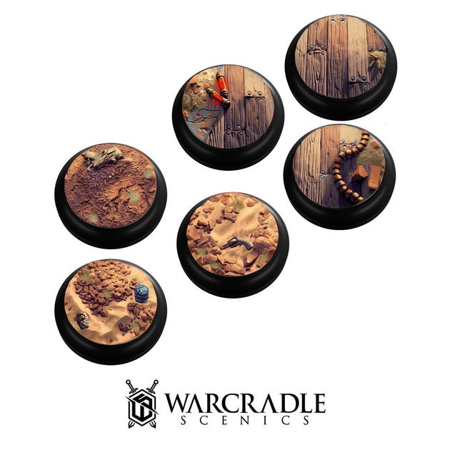 Warcradle Mesa & Frontier Town Small Bases Set