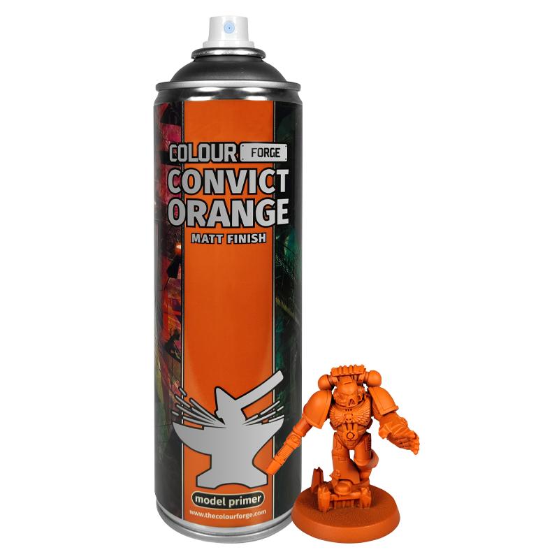 The Colour Forge Convict Orange Spray (500ml)