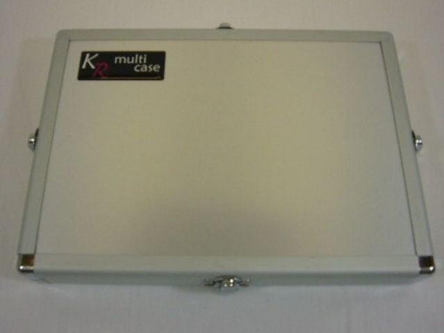 KR Case Aluminium Accessory Case Empty Silver