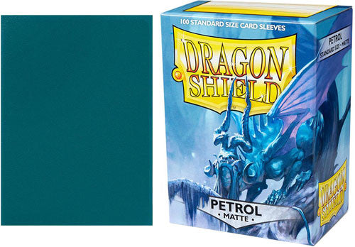 Dragon Shield 100 Standard Matte Sleeves - Petrol