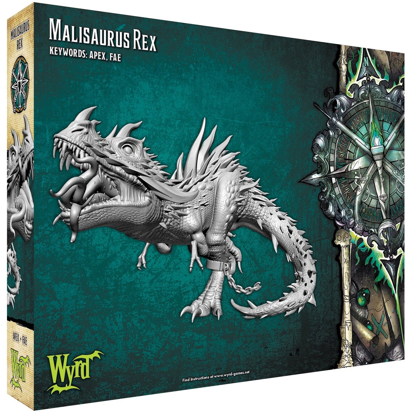 Malisaurus Rex (3rd Edition) - Apex Fae - Malifaux M3e