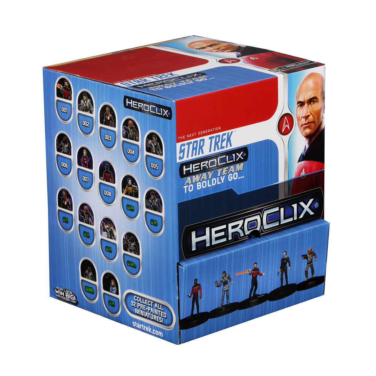 HeroClix Star Trek The Next Generation To Boldly Go Gravity Feed 24 Packs
