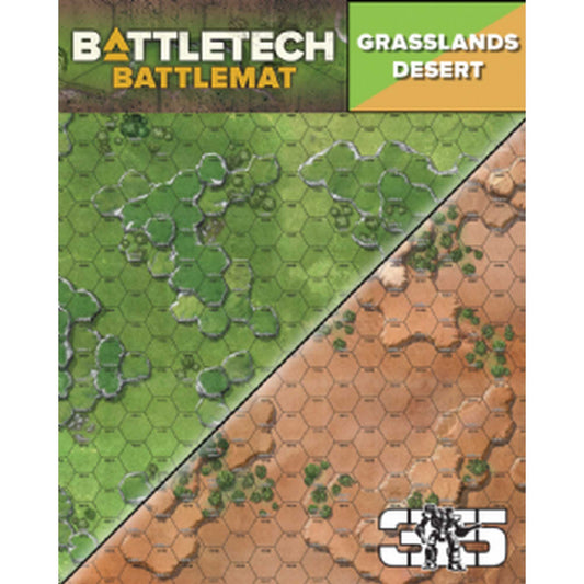 BattleTech Battle Mat Grasslands Desert