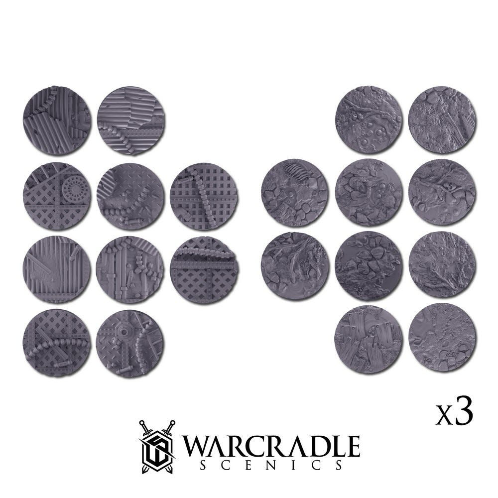 Warcradle Swamp & Industrial Small Bases Set