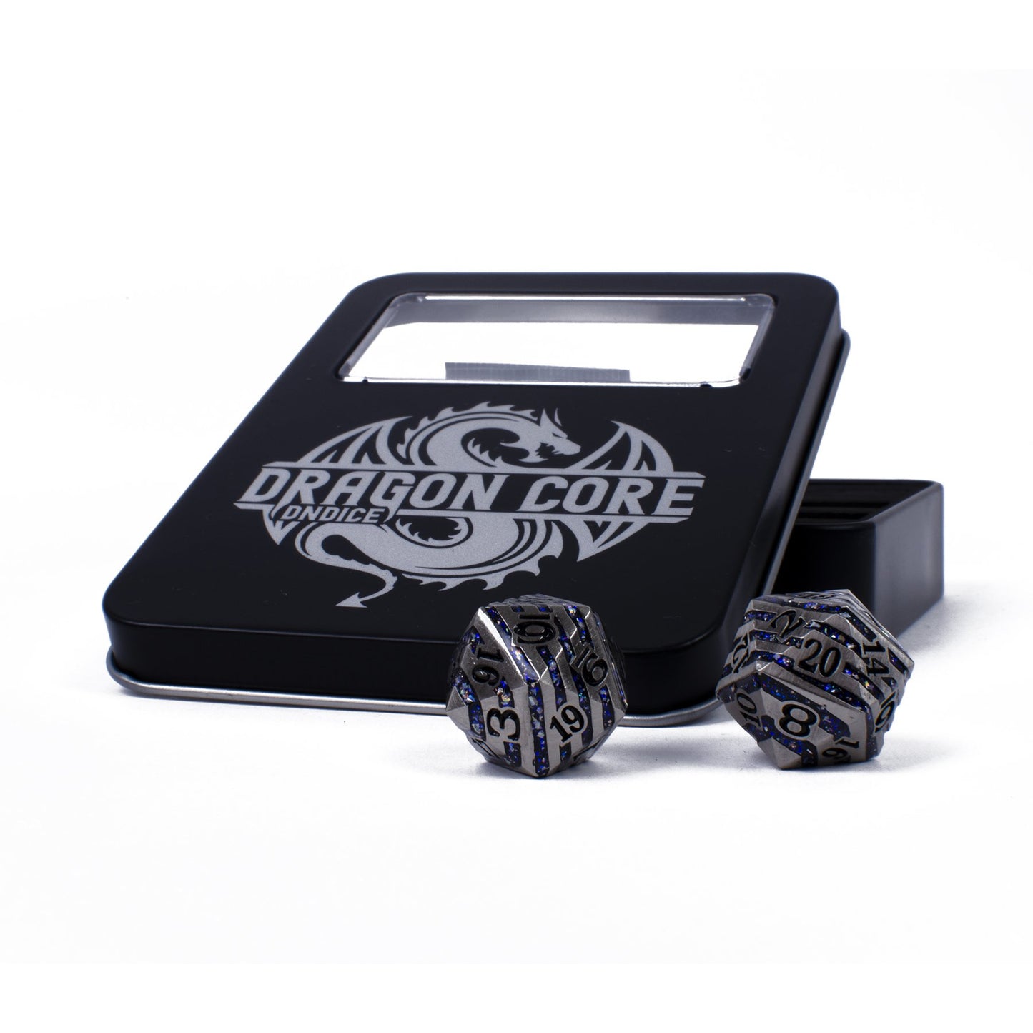 Chaos Silver Dragon DnDice Set