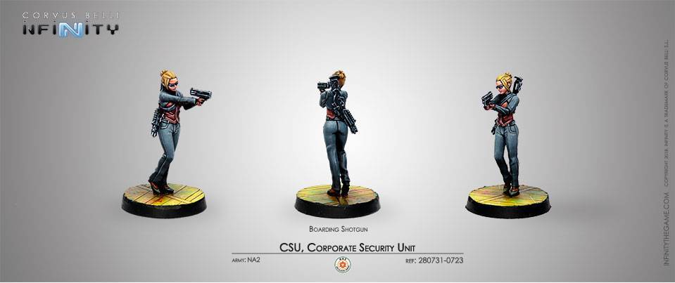 Corporate Security Unit Infinity Corvus Belli