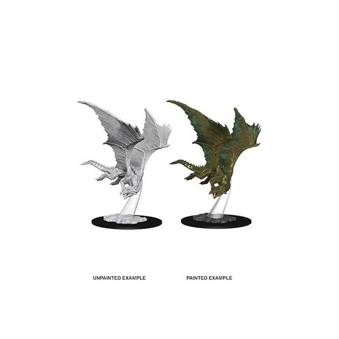 WIZKIDS D&D NOLZUR'S MARVELOUS MINIATURES (WAVE 9) - YOUNG BRONZE DRAGON